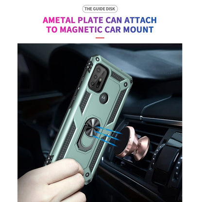 Shockproof TPU + PC Protective Case with 360 Degree Rotating Holder, For Motorola Moto G10 / G30, For Xiaomi Mi 11 Pro, For Xiaomi Redmi Note 10 Pro