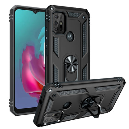 Shockproof TPU + PC Protective Case with 360 Degree Rotating Holder, For Motorola Moto G10 / G30, For Xiaomi Mi 11 Pro, For Xiaomi Redmi Note 10 Pro