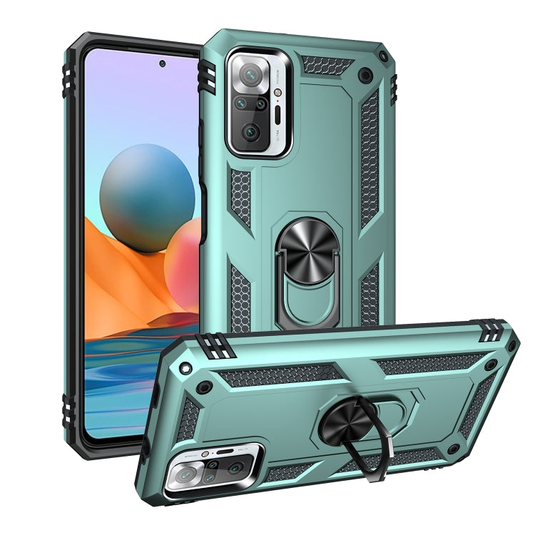 Shockproof TPU + PC Protective Case with 360 Degree Rotating Holder, For Xiaomi Redmi Note 10 Pro Max