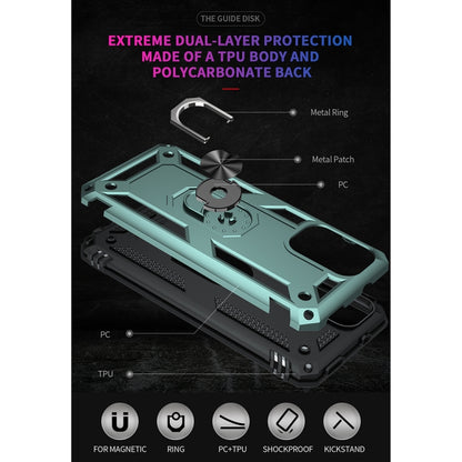 Shockproof TPU + PC Protective Case with 360 Degree Rotating Holder, For Xiaomi Redmi Note 10 Pro Max