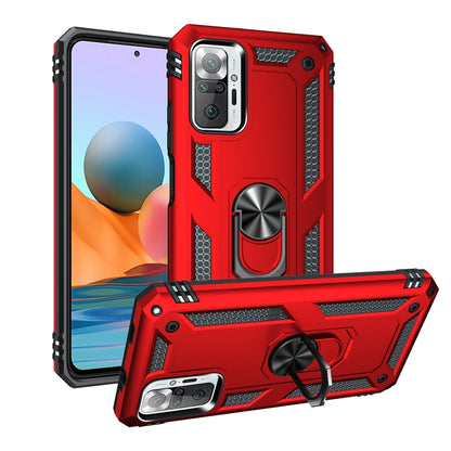 Shockproof TPU + PC Protective Case with 360 Degree Rotating Holder, For Xiaomi Redmi Note 10 Pro Max