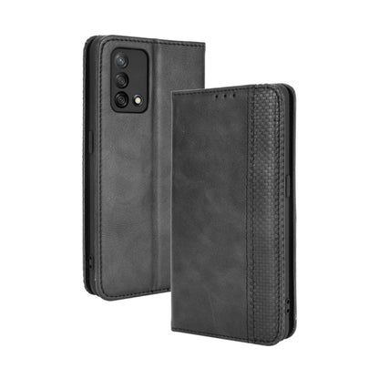 Magnetic Buckle Retro Crazy Horse Texture Horizontal Flip Leather Case with Holder & Card Slots & Photo Frame, For OPPO A54 5G / A74 5G / A93 5G, For OPPO A55 5G / A53s 5G, For OPPO A74 4G / F19 4G, For OPPO A94 5G / Reno5Z 5G / F19 Pro+ 5G            ...