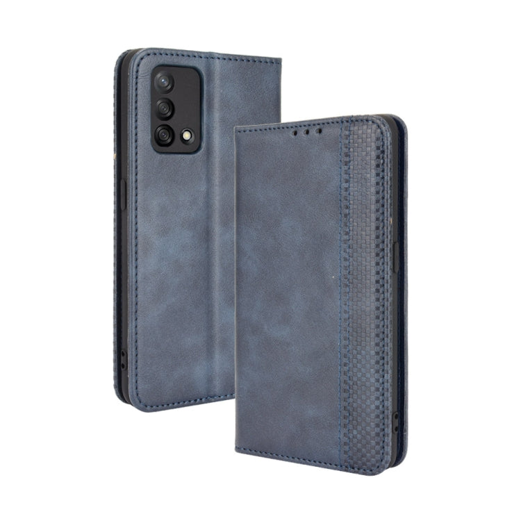 Magnetic Buckle Retro Crazy Horse Texture Horizontal Flip Leather Case with Holder & Card Slots & Photo Frame, For OPPO A54 5G / A74 5G / A93 5G, For OPPO A55 5G / A53s 5G, For OPPO A74 4G / F19 4G, For OPPO A94 5G / Reno5Z 5G / F19 Pro+ 5G            ...