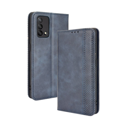 Magnetic Buckle Retro Crazy Horse Texture Horizontal Flip Leather Case with Holder & Card Slots & Photo Frame, For OPPO A54 5G / A74 5G / A93 5G, For OPPO A55 5G / A53s 5G, For OPPO A74 4G / F19 4G, For OPPO A94 5G / Reno5Z 5G / F19 Pro+ 5G            ...