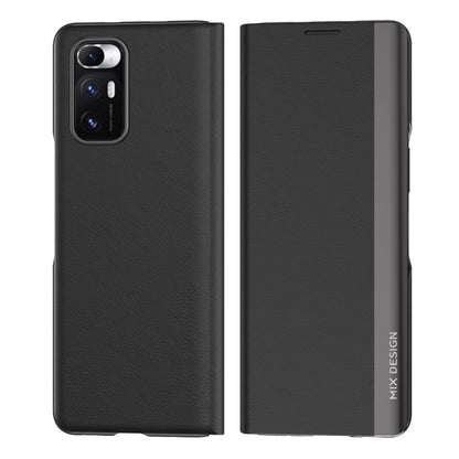 Electroplated Horizontal Flip Leather Case with Holder, For Xiaomi Mix Fold