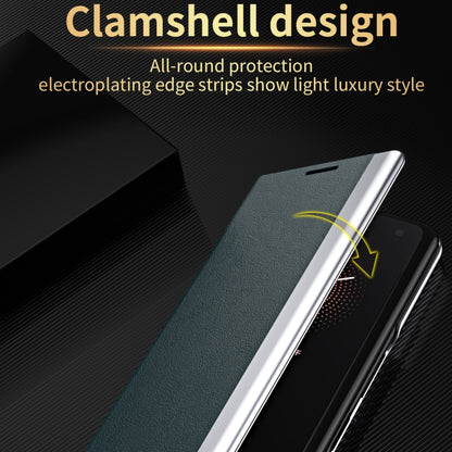 Electroplated Horizontal Flip Leather Case with Holder, For Xiaomi Mix Fold