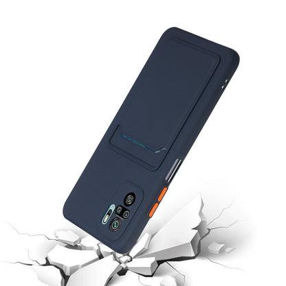 Card Slot Design Shockproof TPU Protective Case, For Xiaomi Redmi Note 10, For Xiaomi Redmi Note 10 5G