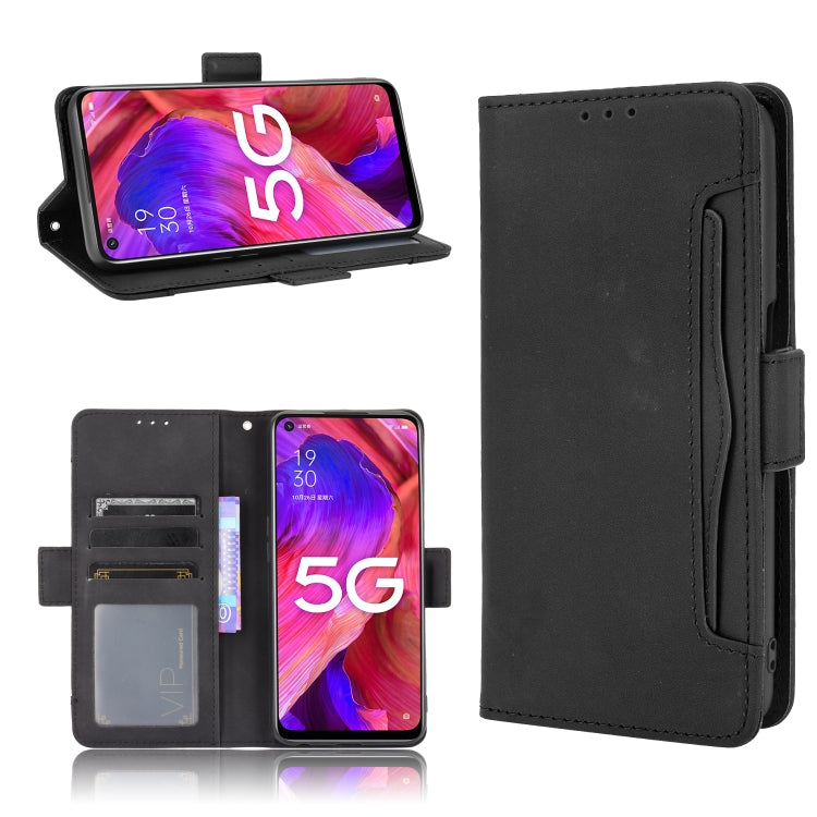 Skin Feel Calf Pattern Horizontal Flip Leather Case with Holder & Card Slots & Photo Frame, For OPPO A54 5G / A74 5G / A93 5G, For OPPO A55 5G / A53s 5G, For OPPO A74 4G / F19 4G, For OPPO A94 5G / Reno5Z 5G / F19 Pro+ 5G