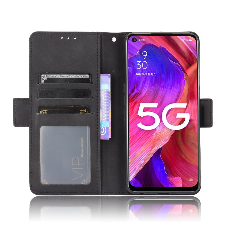 Skin Feel Calf Pattern Horizontal Flip Leather Case with Holder & Card Slots & Photo Frame, For OPPO A54 5G / A74 5G / A93 5G, For OPPO A55 5G / A53s 5G, For OPPO A74 4G / F19 4G, For OPPO A94 5G / Reno5Z 5G / F19 Pro+ 5G