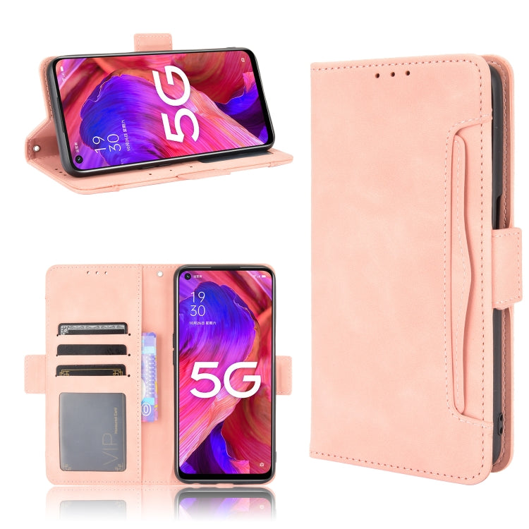 Skin Feel Calf Pattern Horizontal Flip Leather Case with Holder & Card Slots & Photo Frame, For OPPO A54 5G / A74 5G / A93 5G, For OPPO A55 5G / A53s 5G, For OPPO A74 4G / F19 4G, For OPPO A94 5G / Reno5Z 5G / F19 Pro+ 5G