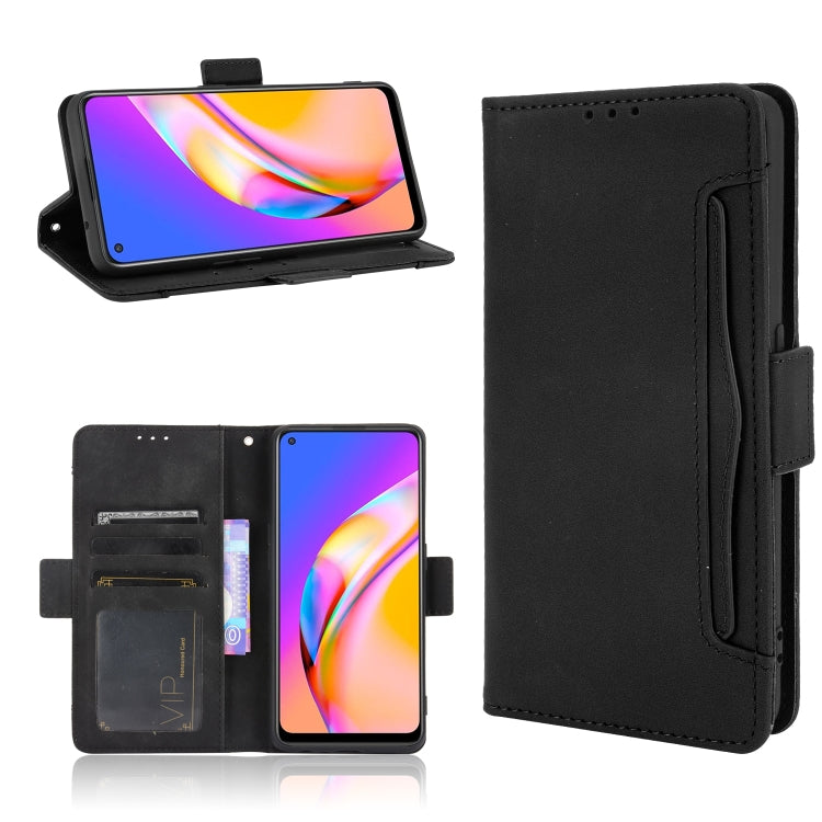 Skin Feel Calf Pattern Horizontal Flip Leather Case with Holder & Card Slots & Photo Frame, For OPPO A54 5G / A74 5G / A93 5G, For OPPO A55 5G / A53s 5G, For OPPO A74 4G / F19 4G, For OPPO A94 5G / Reno5Z 5G / F19 Pro+ 5G