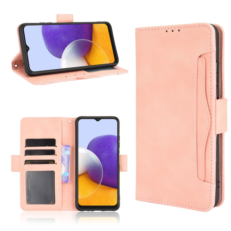 Skin Feel Calf Pattern Horizontal Flip Leather Case with Holder & Card Slots & Photo Frame, For Blackview A70 (2021), For Motorola Moto G50, For Oukitel C23 Pro, For Samsung Galaxy A22 5G