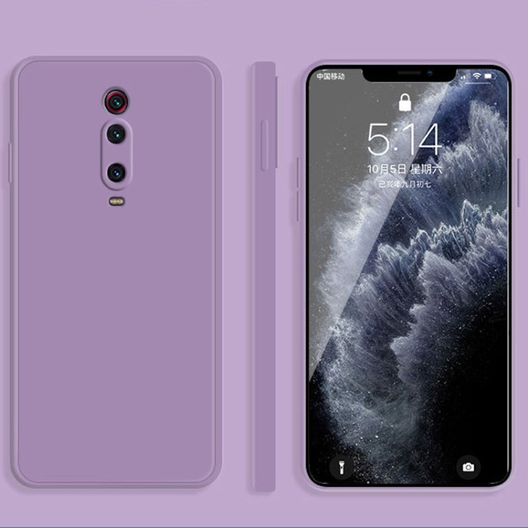 Solid Color Imitation Liquid Silicone Straight Edge Dropproof Full Coverage Protective Case, For Xiaomi Redmi 10X 4G, For Xiaomi Redmi K20 Pro