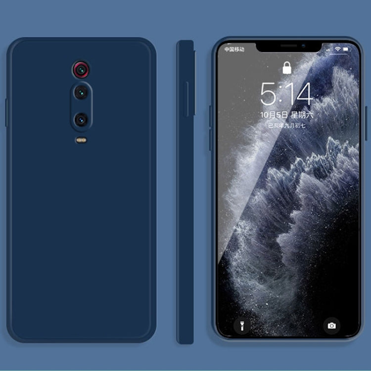 Solid Color Imitation Liquid Silicone Straight Edge Dropproof Full Coverage Protective Case, For Xiaomi Redmi 10X 4G, For Xiaomi Redmi K20 Pro
