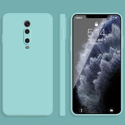 Solid Color Imitation Liquid Silicone Straight Edge Dropproof Full Coverage Protective Case, For Xiaomi Redmi 10X 4G, For Xiaomi Redmi K20 Pro