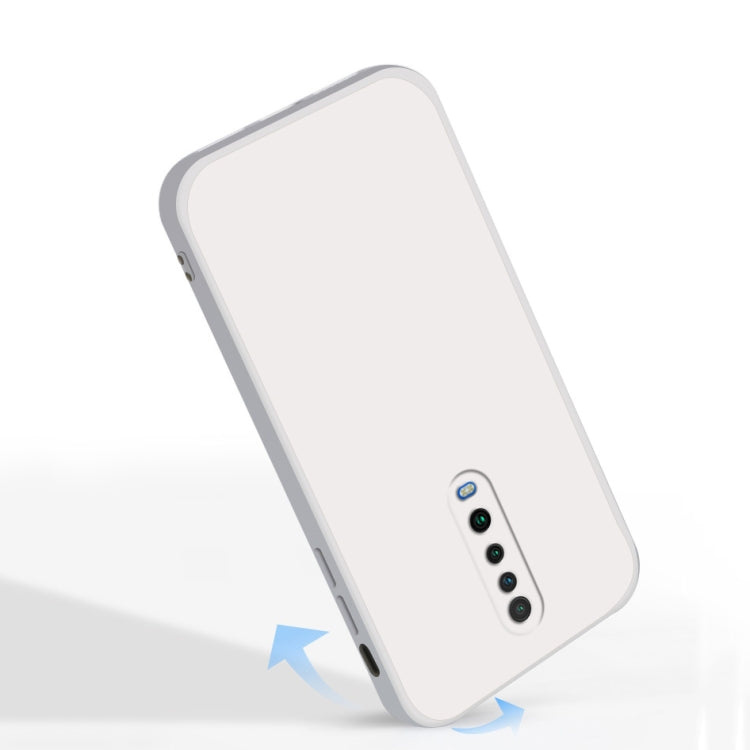 Solid Color Imitation Liquid Silicone Straight Edge Dropproof Full Coverage Protective Case, For Xiaomi Redmi K30, For Xiaomi Redmi K30 Pro