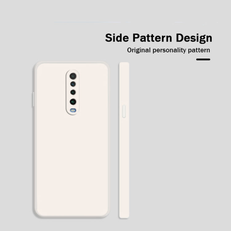 Solid Color Imitation Liquid Silicone Straight Edge Dropproof Full Coverage Protective Case, For Xiaomi Redmi K30, For Xiaomi Redmi K30 Pro