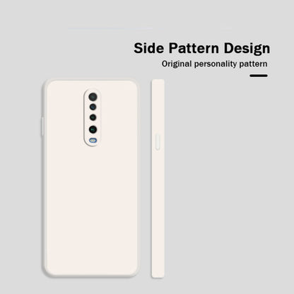 Solid Color Imitation Liquid Silicone Straight Edge Dropproof Full Coverage Protective Case, For Xiaomi Redmi K30, For Xiaomi Redmi K30 Pro