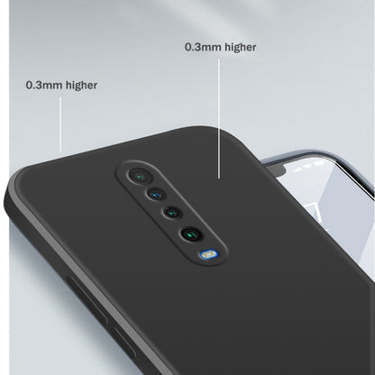 Solid Color Imitation Liquid Silicone Straight Edge Dropproof Full Coverage Protective Case, For Xiaomi Redmi K30, For Xiaomi Redmi K30 Pro