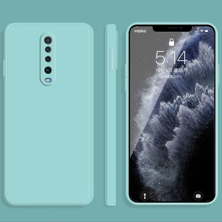 Solid Color Imitation Liquid Silicone Straight Edge Dropproof Full Coverage Protective Case, For Xiaomi Redmi K30, For Xiaomi Redmi K30 Pro