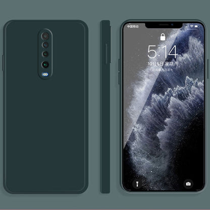 Solid Color Imitation Liquid Silicone Straight Edge Dropproof Full Coverage Protective Case, For Xiaomi Redmi K30, For Xiaomi Redmi K30 Pro