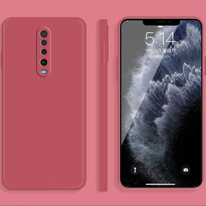 Solid Color Imitation Liquid Silicone Straight Edge Dropproof Full Coverage Protective Case, For Xiaomi Redmi K30, For Xiaomi Redmi K30 Pro