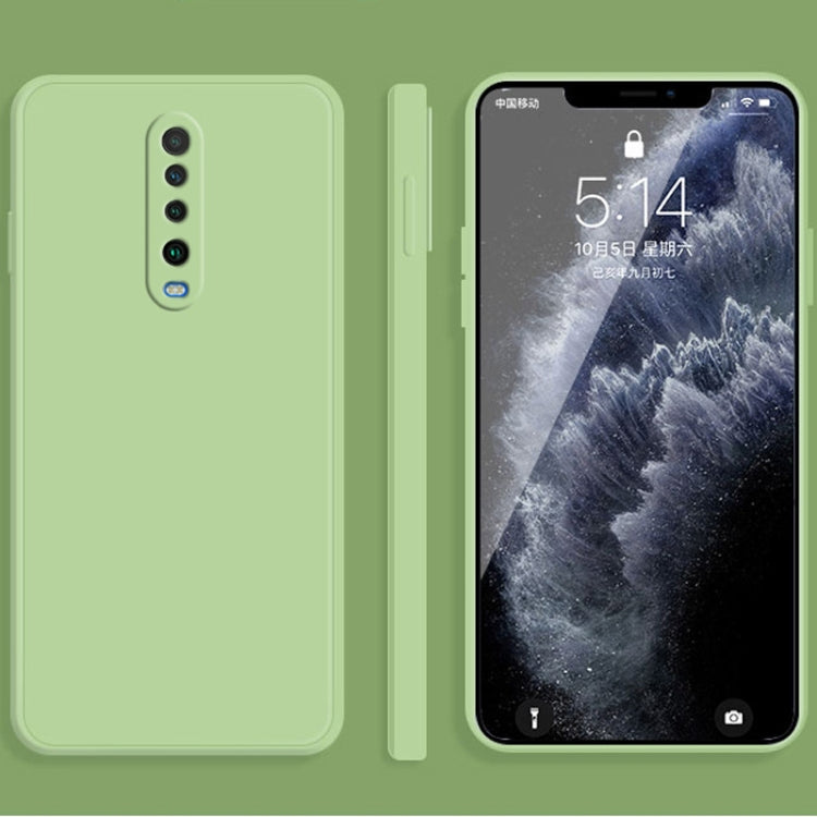 Solid Color Imitation Liquid Silicone Straight Edge Dropproof Full Coverage Protective Case, For Xiaomi Redmi K30, For Xiaomi Redmi K30 Pro