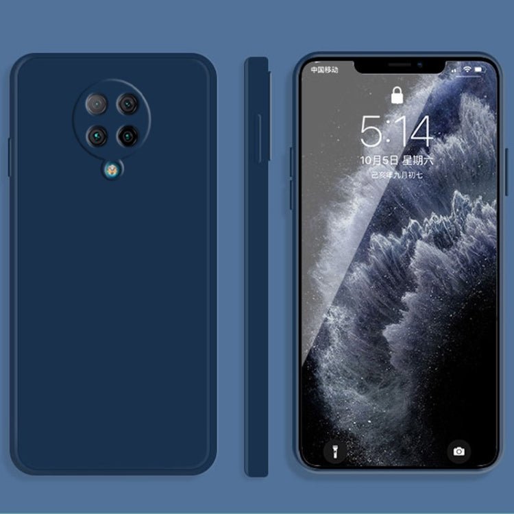 Solid Color Imitation Liquid Silicone Straight Edge Dropproof Full Coverage Protective Case, For Xiaomi Redmi K30, For Xiaomi Redmi K30 Pro