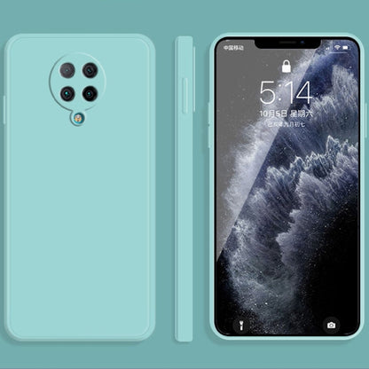 Solid Color Imitation Liquid Silicone Straight Edge Dropproof Full Coverage Protective Case, For Xiaomi Redmi K30, For Xiaomi Redmi K30 Pro