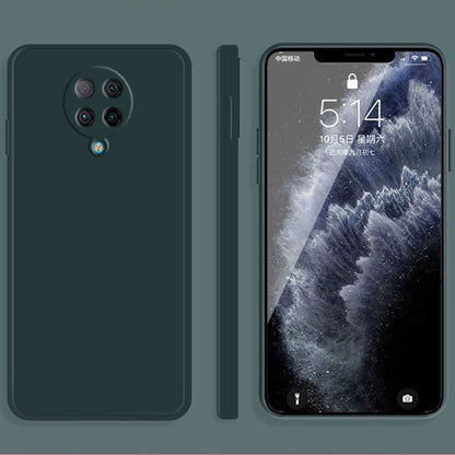 Solid Color Imitation Liquid Silicone Straight Edge Dropproof Full Coverage Protective Case, For Xiaomi Redmi K30, For Xiaomi Redmi K30 Pro