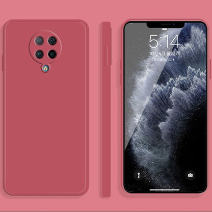 Solid Color Imitation Liquid Silicone Straight Edge Dropproof Full Coverage Protective Case, For Xiaomi Redmi K30, For Xiaomi Redmi K30 Pro