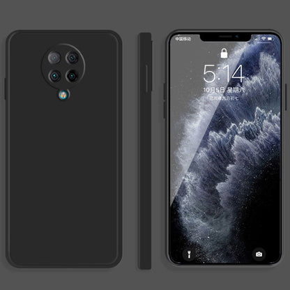 Solid Color Imitation Liquid Silicone Straight Edge Dropproof Full Coverage Protective Case, For Xiaomi Redmi K30, For Xiaomi Redmi K30 Pro
