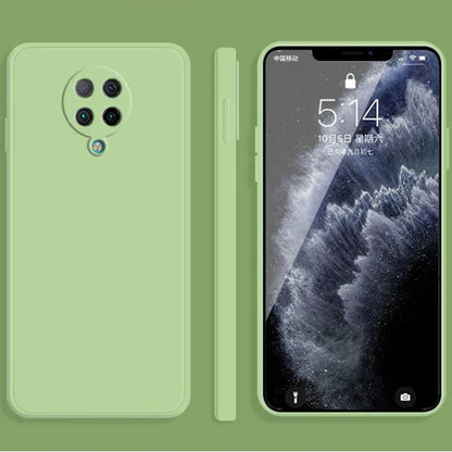 Solid Color Imitation Liquid Silicone Straight Edge Dropproof Full Coverage Protective Case, For Xiaomi Redmi K30, For Xiaomi Redmi K30 Pro