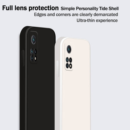 Solid Color Imitation Liquid Silicone Straight Edge Dropproof Full Coverage Protective Case, For Xiaomi Redmi K30S, For Xiaomi Redmi K30 Ultra