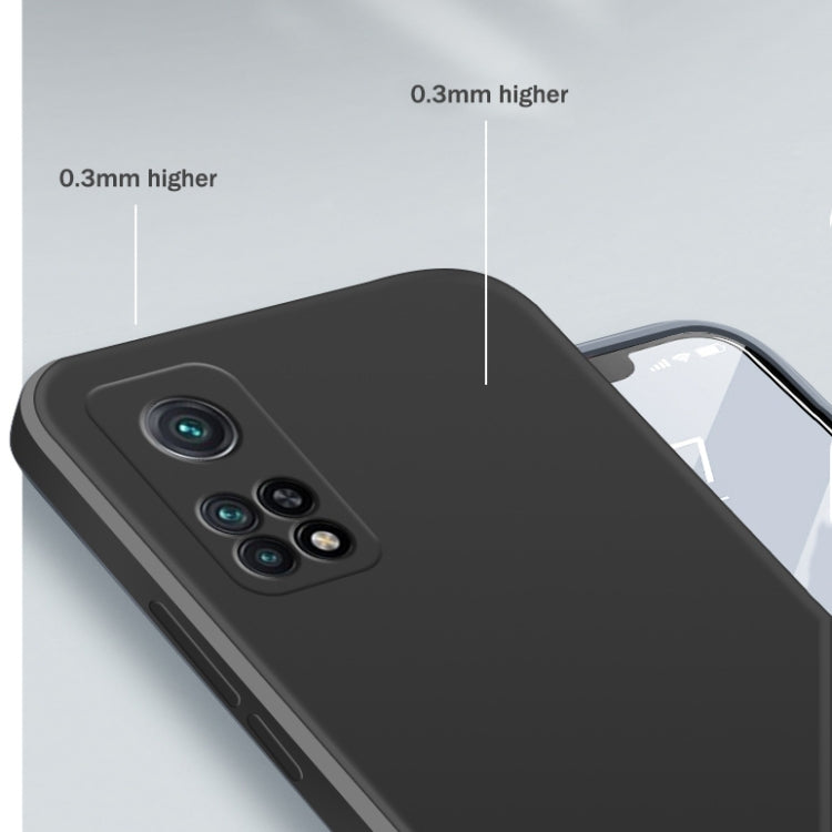 Solid Color Imitation Liquid Silicone Straight Edge Dropproof Full Coverage Protective Case, For Xiaomi Redmi K30S, For Xiaomi Redmi K30 Ultra
