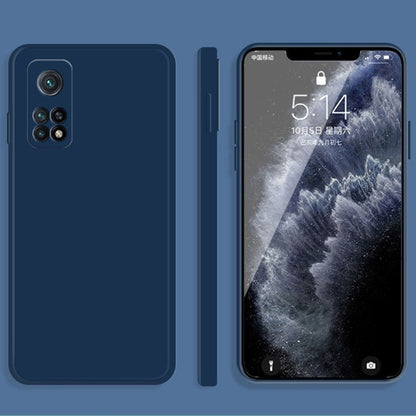 Solid Color Imitation Liquid Silicone Straight Edge Dropproof Full Coverage Protective Case, For Xiaomi Redmi K30S, For Xiaomi Redmi K30 Ultra