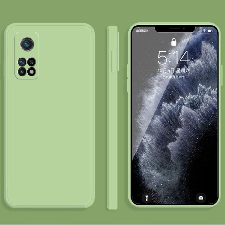 Solid Color Imitation Liquid Silicone Straight Edge Dropproof Full Coverage Protective Case, For Xiaomi Redmi K30S, For Xiaomi Redmi K30 Ultra