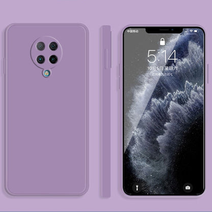 Solid Color Imitation Liquid Silicone Straight Edge Dropproof Full Coverage Protective Case, For Xiaomi Redmi K30S, For Xiaomi Redmi K30 Ultra