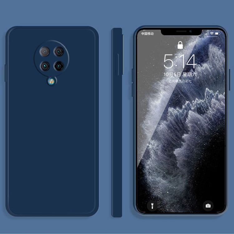 Solid Color Imitation Liquid Silicone Straight Edge Dropproof Full Coverage Protective Case, For Xiaomi Redmi K30S, For Xiaomi Redmi K30 Ultra