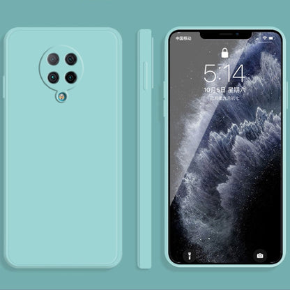 Solid Color Imitation Liquid Silicone Straight Edge Dropproof Full Coverage Protective Case, For Xiaomi Redmi K30S, For Xiaomi Redmi K30 Ultra