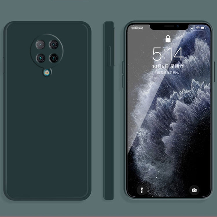 Solid Color Imitation Liquid Silicone Straight Edge Dropproof Full Coverage Protective Case, For Xiaomi Redmi K30S, For Xiaomi Redmi K30 Ultra
