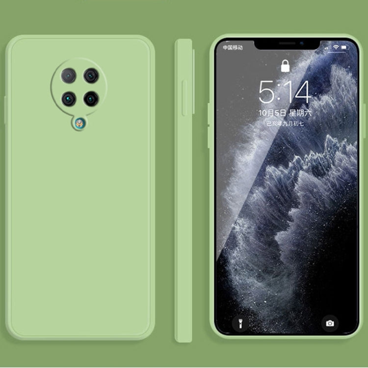 Solid Color Imitation Liquid Silicone Straight Edge Dropproof Full Coverage Protective Case, For Xiaomi Redmi K30S, For Xiaomi Redmi K30 Ultra