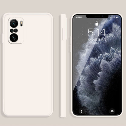 Solid Color Imitation Liquid Silicone Straight Edge Dropproof Full Coverage Protective Case, For Xiaomi Redmi K40, For Xiaomi Redmi K40 Pro