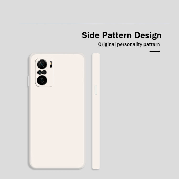 Solid Color Imitation Liquid Silicone Straight Edge Dropproof Full Coverage Protective Case, For Xiaomi Redmi K40, For Xiaomi Redmi K40 Pro