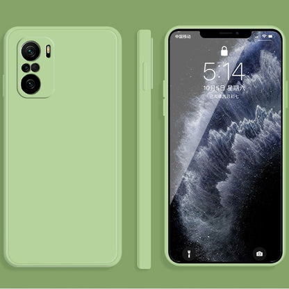 Solid Color Imitation Liquid Silicone Straight Edge Dropproof Full Coverage Protective Case, For Xiaomi Redmi K40, For Xiaomi Redmi K40 Pro