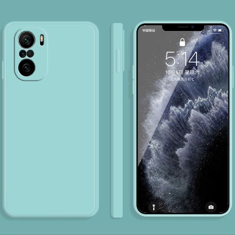Solid Color Imitation Liquid Silicone Straight Edge Dropproof Full Coverage Protective Case, For Xiaomi Redmi K40, For Xiaomi Redmi K40 Pro
