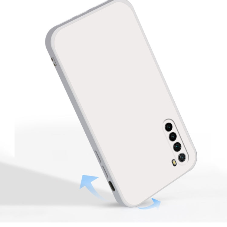 Solid Color Imitation Liquid Silicone Straight Edge Dropproof Full Coverage Protective Case, For Xiaomi Redmi Note 8, For Xiaomi Redmi Note 8 Pro