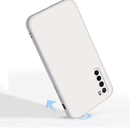 Solid Color Imitation Liquid Silicone Straight Edge Dropproof Full Coverage Protective Case, For Xiaomi Redmi Note 8, For Xiaomi Redmi Note 8 Pro