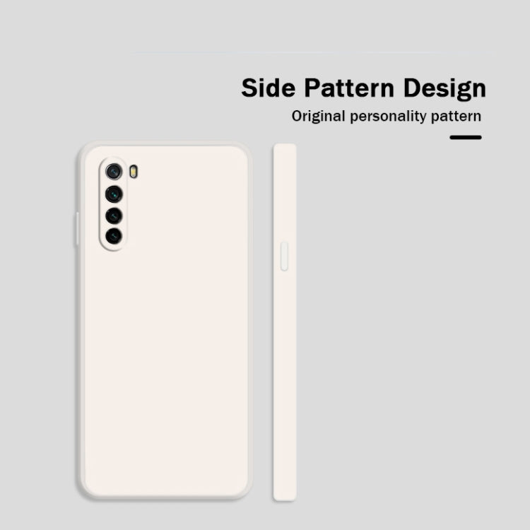 Solid Color Imitation Liquid Silicone Straight Edge Dropproof Full Coverage Protective Case, For Xiaomi Redmi Note 8, For Xiaomi Redmi Note 8 Pro
