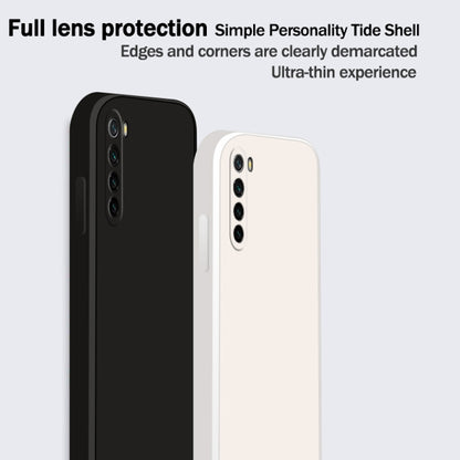Solid Color Imitation Liquid Silicone Straight Edge Dropproof Full Coverage Protective Case, For Xiaomi Redmi Note 8, For Xiaomi Redmi Note 8 Pro